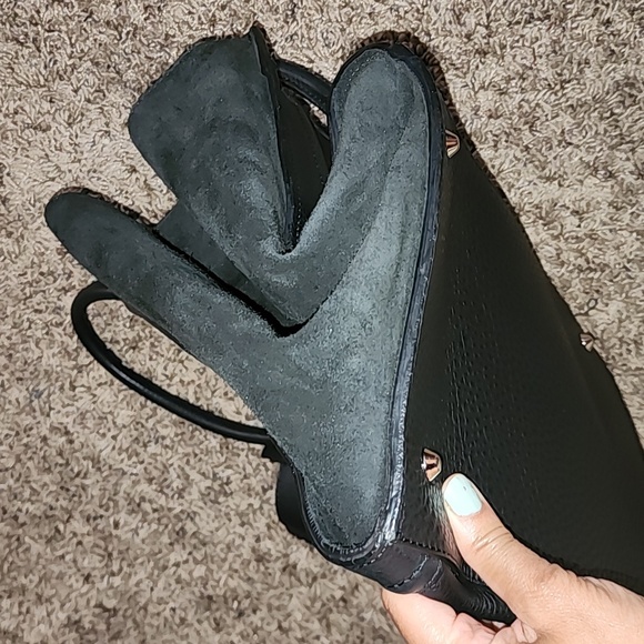 MARIO VALENTINO MADE IN ITALY REAL LEATHER LARGE CELINE LIKE TOTE BAG EUC - Picture 8 of 14